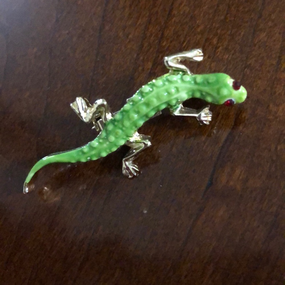 Vintage Lizard brooch
